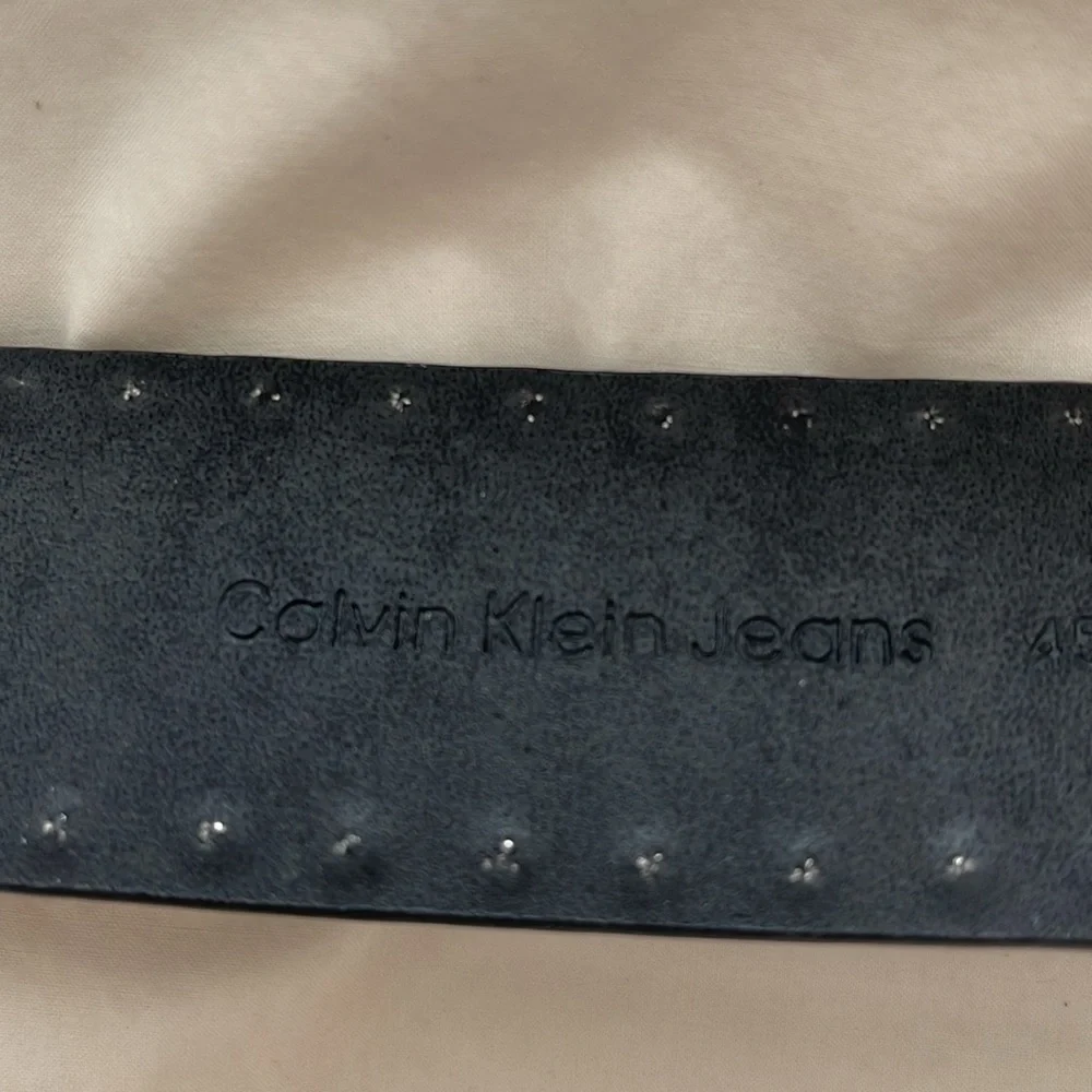 Vintage Calvin Klein Studded Belt Black Silver Ball Studs